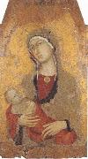 Simone Martini Madonna with Child (mk39) oil painting artist